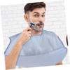 IWOWHERO 1pc Beard Apron Washable Shaving Bib for Men Beard Trimming Catcher Easy to Use Clean Compact Storage for Home Grooming view 3