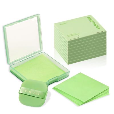 1000 pieces Skin-friendly, non-irritating, gentle blotting paper, Lightweight and breathable blotting paper (Green Tea)