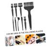 Gogogmee 8pcs Shaver Razor Cleaning Brush Facial Hair Remover Tool for Men Barber Accessories Razor Blade Scraper Electric Clippers Cleaning Brush view 2