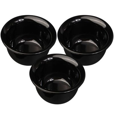 Gogogmee 3pcs Shaving Supplies for Men Marble Shaving Bowls Reusable Shave Bowl