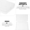 Baluue 10pcs Facial Wash Puff Storage Box Makeup Sponge Holder Small Plastic Case Dustproof Lid Compact Design for Earrings view 4