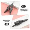 VINTORKY 4pcs Facial Hair Remover Scissors Round Head Nose Hair Scissors for Women Men for Makeup Grooming view 4