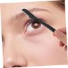 Didiseaon 3sets Stainless Steel Eyebrow Care Kit Tweezers Razor Scissors Brush Travel for Men Women view 3