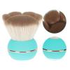 Baluue Portable Powder Blush Makeup Brush with Cover Versatile Shading Applicator for Foundation and Blush Soft Synthetic Bristles for Daily Use and Travel view 3