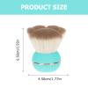 Baluue Portable Powder Blush Makeup Brush with Cover Versatile Shading Applicator for Foundation and Blush Soft Synthetic Bristles for Daily Use and Travel view 4