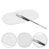 Beatifufu 3sets Makeup Palette for Foundation Mixing Spatula Stainless Steel Blending Tray Must Haves for Makeup Artist view 2