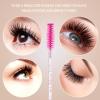 Baluue 4pcs Portable Eyelash Brush Tubes Keychain Long Eyelash Wands for Travel Makeup Artists and Daily Use view 3
