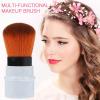 Baluue Marble Pattern Makeup Brush Multi-use Foundation and Loose Powder Brush for Daily Makeup Durable Synthetic Fibers for Blending and Buffing view 4