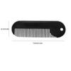 Beard Comb Metal Fine Tooth Comb Portable Mini Pocket Styling Beard Cleaning Comb for Men Hair Beard Personal Healthy Care view 2
