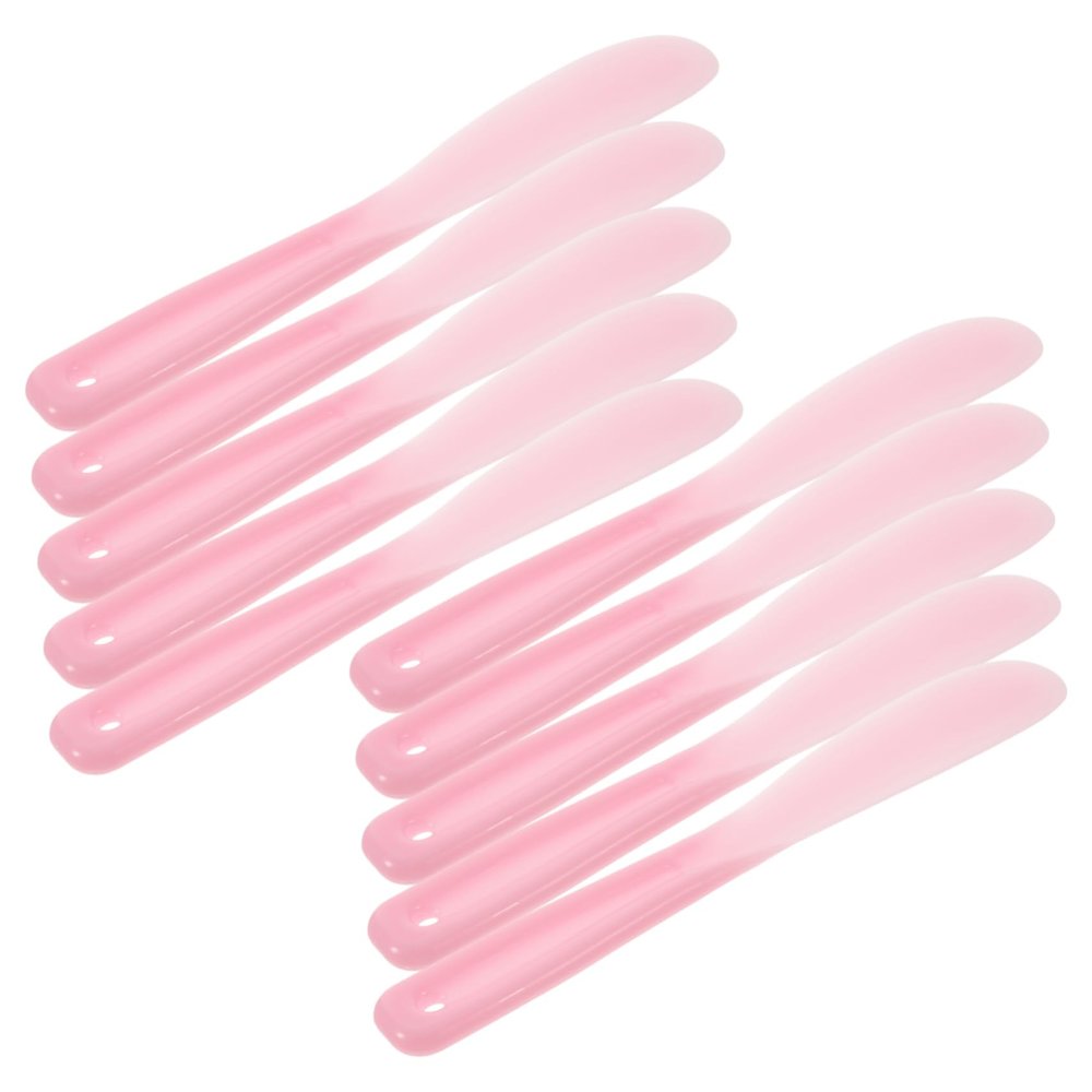 SKISUNO 10pcs Makeup Stick Tools Spatula Face Mask Stirring Tool for Cosmetics Professional Spa