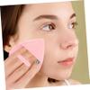 Didiseaon 4pcs Heart-Shaped Facial Cleansing Brushes Soft Manual Skin Care Tools for Women for Home Beauty Shops Adorable Design and Transparent Pink view 2