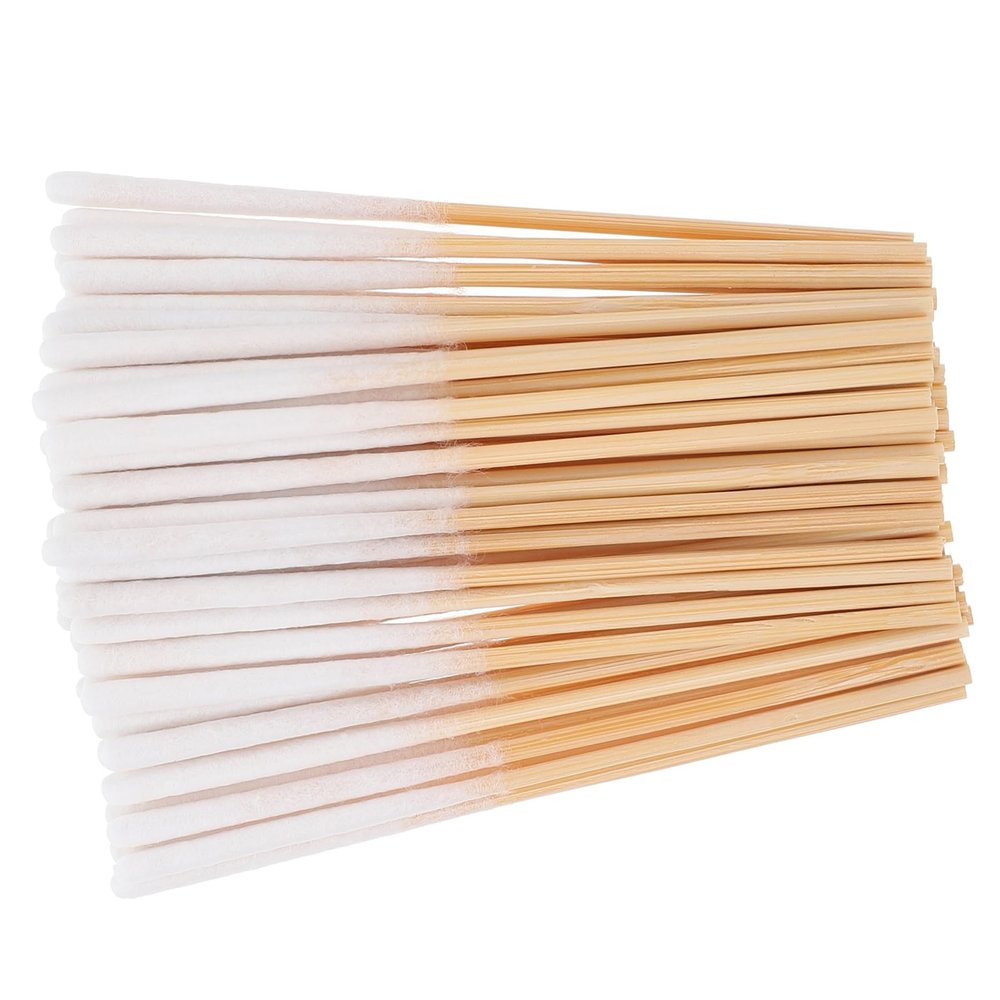 SKISUNO 300pcs Portable Pointed Swabs Professional Cotton Swabs for Makeup Beauty Supply Non-linting Cotton Alternative