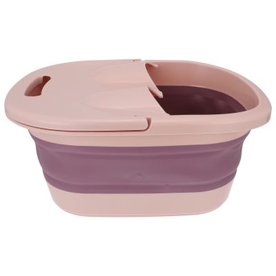 minkissy 1pc Folding Foot Soak Basin Portable Massage Bucket for Home Travel Creative Design for Relaxation and Acupuncture Point Stimulation Easy to Clean and Store for Ages