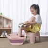 minkissy 1pc Folding Foot Soak Basin Portable Massage Bucket for Home Travel Creative Design for Relaxation and Acupuncture Point Stimulation Easy to Clean and Store for Ages view 2