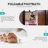 minkissy 1pc Folding Foot Soak Basin Portable Massage Bucket for Home Travel Creative Design for Relaxation and Acupuncture Point Stimulation Easy to Clean and Store for Ages view 3