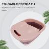 minkissy 1pc Folding Foot Soak Basin Portable Massage Bucket for Home Travel Creative Design for Relaxation and Acupuncture Point Stimulation Easy to Clean and Store for Ages view 4