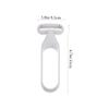 NOLITOY Hair Remover Trimmer Tool for Women Portable Armpit Hair Razor Gentle Exfoliating Shaver for Legs and Bikini for Travel Design Light Grey Color view 2