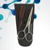 SOESFOUFU Stainless Steel Beard Mustache Scissors Kit Professional Eyebrow Trimmer for Men and Women Durable Grooming Shears for Precise Hair Cutting and Styling view 4