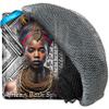 AFRIKI African Net Sponge  Exfoliating Body Scrubber, Black Owned & Rooted in Africa, All Skin Types | 45 in Long (Black & Slate) view 1