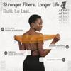 AFRIKI African Net Sponge  Exfoliating Body Scrubber, Black Owned & Rooted in Africa, All Skin Types | 45 in Long (Black & Slate) view 3