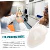 SOESFOUFU Simulated Ear Model for Piercing Practice Realistic Silicone Ear Display for Nursing and view 2