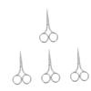 FOMIYES 4pcs Multi-function Portable Scissors for Men Grooming Eyebrow Nose Hair Trimmer view 1