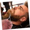 FOMIYES 4pcs Multi-function Portable Scissors for Men Grooming Eyebrow Nose Hair Trimmer view 3