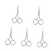 FOMIYES 5pcs Convenient Beauty Scissors for Hair Eyebrows Nose Hair Trimming Tool Compact Portable Grooming view 1