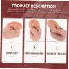 Didiseaon Silicone Ear Piercing Practice Model Realistic Simulation Ear Mannequin for Jewelry Display and Piercing Exercises Durable and Reusable Brown Right view 4