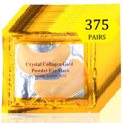 375 Pairs Bulk Gel Eye Masks for Professional Salon & Spa | Revitalizing Under Eye Patches for Puffy Eyes, Dark Circles, Wrinkles