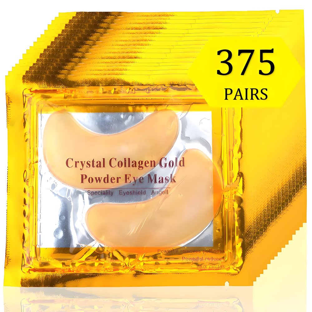 375 Pairs Bulk Gel Eye Masks for Professional Salon & Spa | Revitalizing Under Eye Patches for Puffy Eyes, Dark Circles, Wrinkles