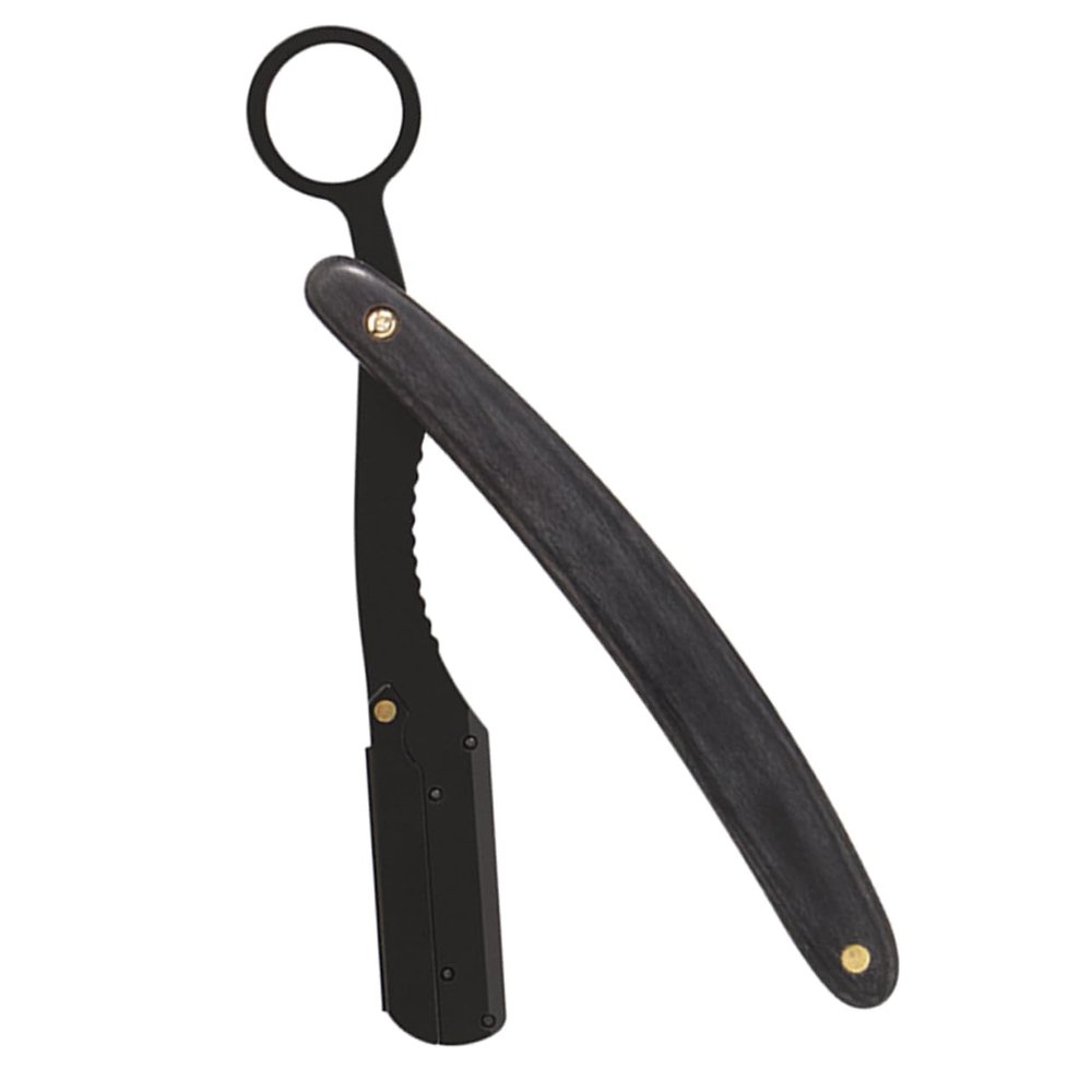 VINTORKY Multipurpose Barber Knife Holder Shaving Razor Manual Beard Cutting Portable for Men