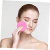 PAMINGONO 15pcs Rounded Makeup Applicators Soft Face Cleaning Sponges for Makeup Application and Removal Gentle Diameter Powder in Yellow Pink Green for Daily Use view 3