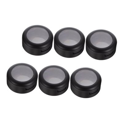 OHPHCALL 6pcs Portable Eyeshadow Storage Box Empty Makeup Cases Eyeshadow Holder View Leakproof