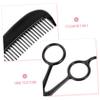 MERRYHAPY 1set Stainless Steel Beard Scissors Kit Comb and Storage Bag for Men Precision Trimming Shears for Beard Grooming and DIY Use and Design view 2