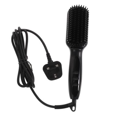 VINTORKY Hair Straightener Comb Gears for Hair and Beard Styling Multi-Functional Heated Brush for Men Electric Beard Straightening Tool
