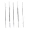 FOMIYES 5pcs Stainless Steel Mixing Rods Dual-ended Makeup Spatulas for Nail Art Foundation Blush Eye Shadow Mixing Stirring Tools for Custom Blending view 1