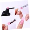 FOMIYES 5pcs Stainless Steel Mixing Rods Dual-ended Makeup Spatulas for Nail Art Foundation Blush Eye Shadow Mixing Stirring Tools for Custom Blending view 2