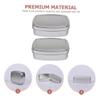 BUGUUYO 2pcs Aluminum Soap Cases Lightweight Airtight Makeup Boxes for Travel and Home Multi-Function Storage for Soap and Earphones Household Supply view 2