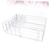 PAMINGONO Transparent Makeup Organizer Display Case for Lipstick and Eyeshadow Sturdy Cosmetic Storage Rack for Vanity Dresser Store with Ample Room for Brushes and Makeup Tools view 4