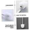 SKISUNO 4pcs Toilet Brush Heads Replacement Brush for Bathroom Easy Install Cherry view 4