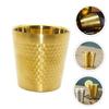NOLITOY 3pcs Stainless Steel Shaving Bowl for Men Durable Foaming Bowl for Daily Shaving for Home and Professional Use Material Convenient for and Storage view 3