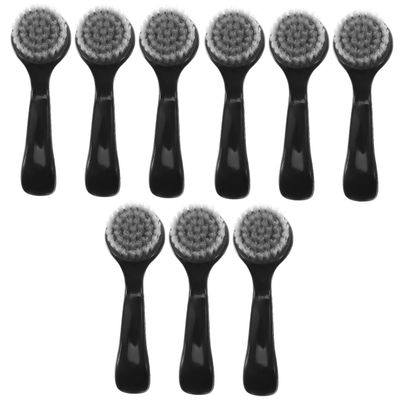 Beatifufu 9pcs Detangle Brush Facial Brush for Deep Cleansing Soft Bristle Face Scrubber for Women Men Safe Comfortable Facial Exfoliation Tool