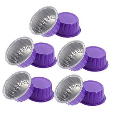 BIUDECO 10pcs Wax Melting Bowls Aluminium Foil Waxing Containers for Easy Hair Removal Nonstick Design Compatible Wax Warmers and Ovens for Waxing