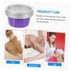 BIUDECO 10pcs Wax Melting Bowls Aluminium Foil Waxing Containers for Easy Hair Removal Nonstick Design Compatible Wax Warmers and Ovens for Waxing view 4