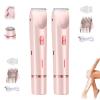 Dual-Head Shaver Women,2 in 1 Women Electric Shaver Dual-Head, Intimate Razor Womens, Ipx7 Waterproof Rechargeable, for Armpit, Legs, Arms (2) view 1