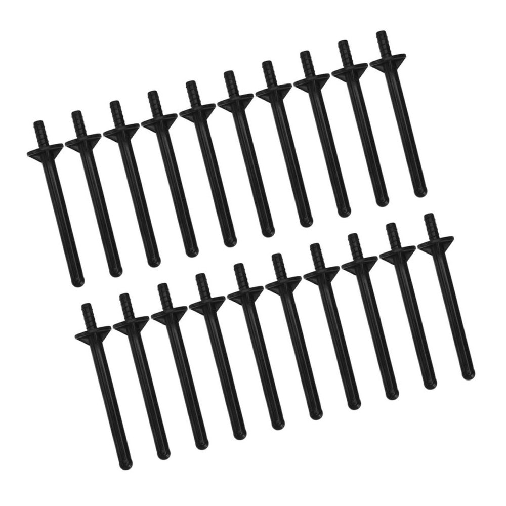 FOMIYES 80pcs Nose Hair Waxing Rods Hair Removal Sticks for Nasal Cleaning Head for Easy Application