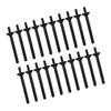 FOMIYES 80pcs Nose Hair Waxing Rods Hair Removal Sticks for Nasal Cleaning Head for Easy Application view 1