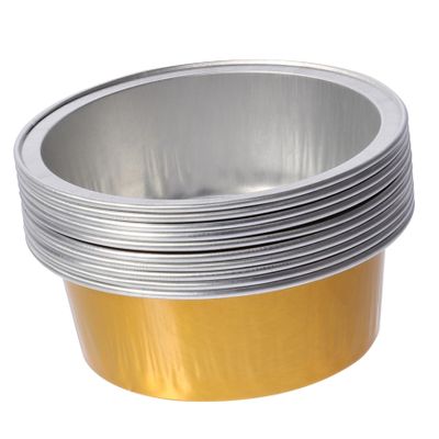 BIUDECO 10pcs Wax Bean Melting Bowl Aluminum Foil Nonstick Hair Removal Waxing Supplies