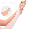Hydrating Arm Elbow Sleeve, SEBS Moisturizing Arm Sleeves with Thumb Hole Washable Elastic at Home or Beauty Needs Suitable for Men and Wome (Skin Color) view 4